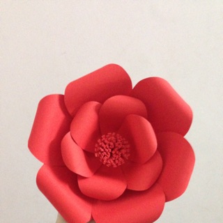 Combo 20 hoa hồng giấy backdrop size 20cm