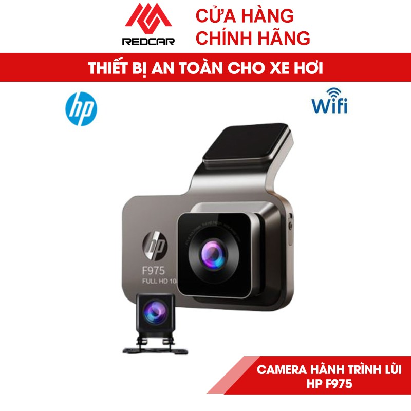 Camera Hành Trình OTo HP F975x Tích Hợp Cam Lùi Và Định Vị GPS, Bảo Hành 12 Tháng