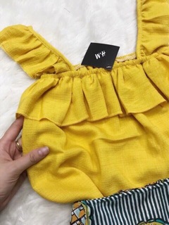 Set áo đũi +chân váy dứa