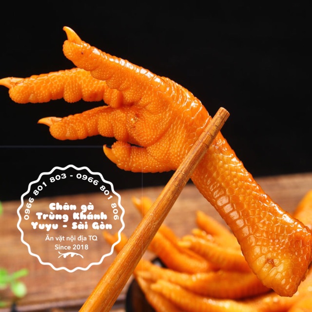 Chân gà Tứ Xuyên, chân gà cay, đồ ăn vặt Trung Quốc, đồ ăn vặt M04