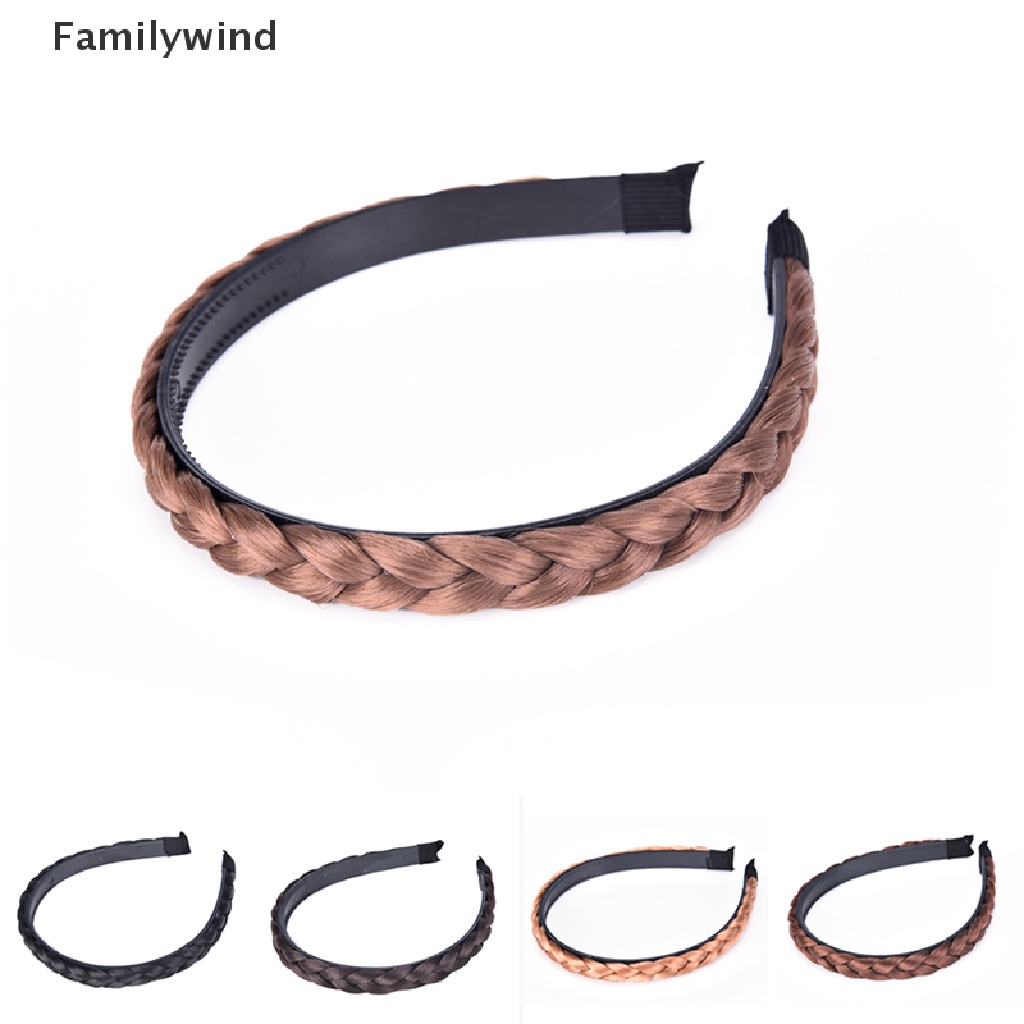 Băng đô dạng tóc giả thắt bím thời trang dành cho nữ giới