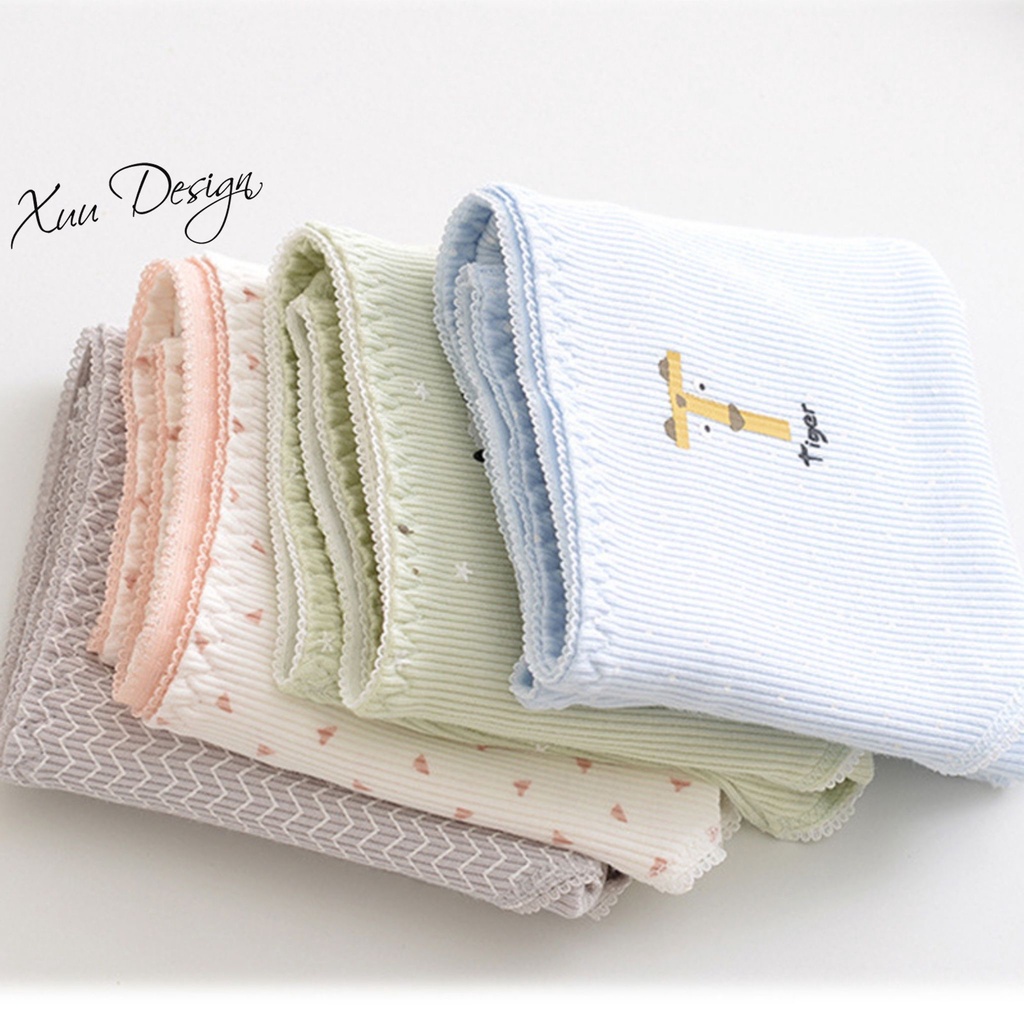 Quần lót nữ cotton cao cấp họa tiết đơn giản hình thú Xuu design QC43 | BigBuy360 - bigbuy360.vn