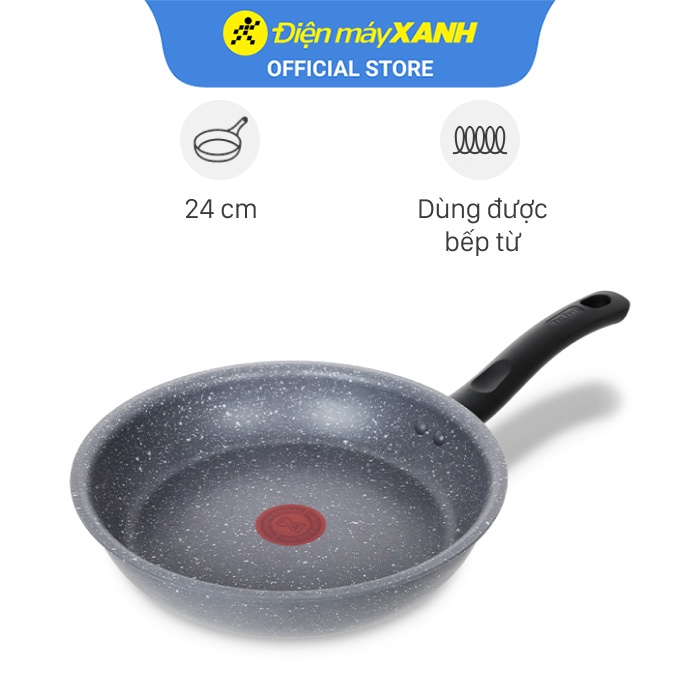 Chảo nhôm chống dính đáy từ 24 cm Tefal Cook Healthy G1340495