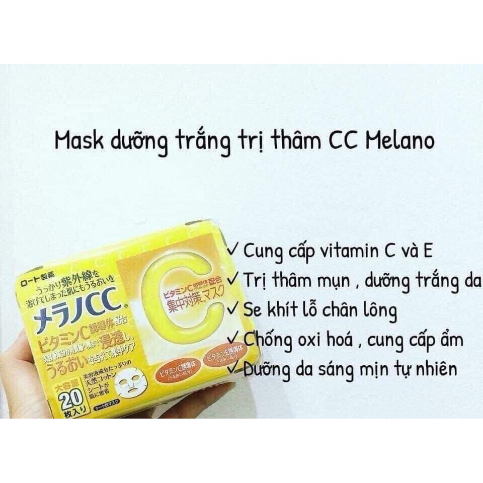 Bill - Mặt Nạ CC Melano 20 miếng