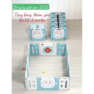 Bộ quây cũi nhựa Nguyên Sinh mẫu mới 2022 TẶNG THẢM, bóng, thảm, giỏ