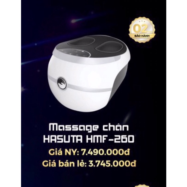 [HCM] Máy Massage CHÂN HASUTA HMF- 260 hàng chính hãng bảo hành 2 năm giảm ngay 200k ngay hôm nay.