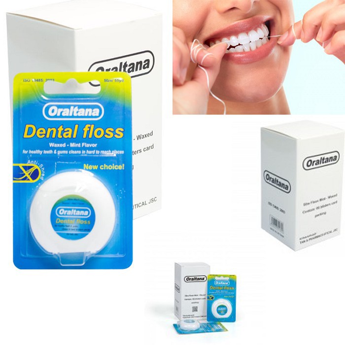 Chỉ Nha Khoa Oraltana Dental floss (50m/cuộn)