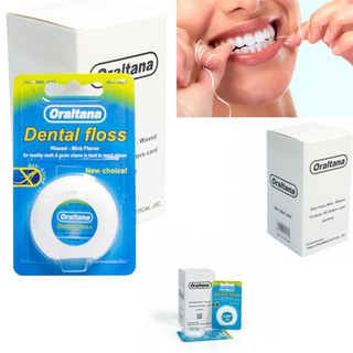 Chỉ nha khoa ORALTANA Chỉ tơ, làm sạch răng, miệng. Vỉ 01 cuộn