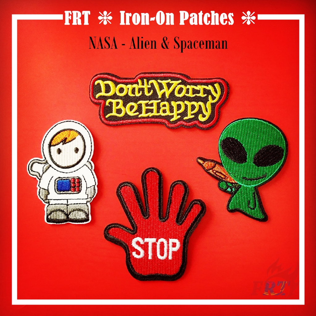 Miếng vá họa tiết Người ngoài hành tinh trang trí quần áo