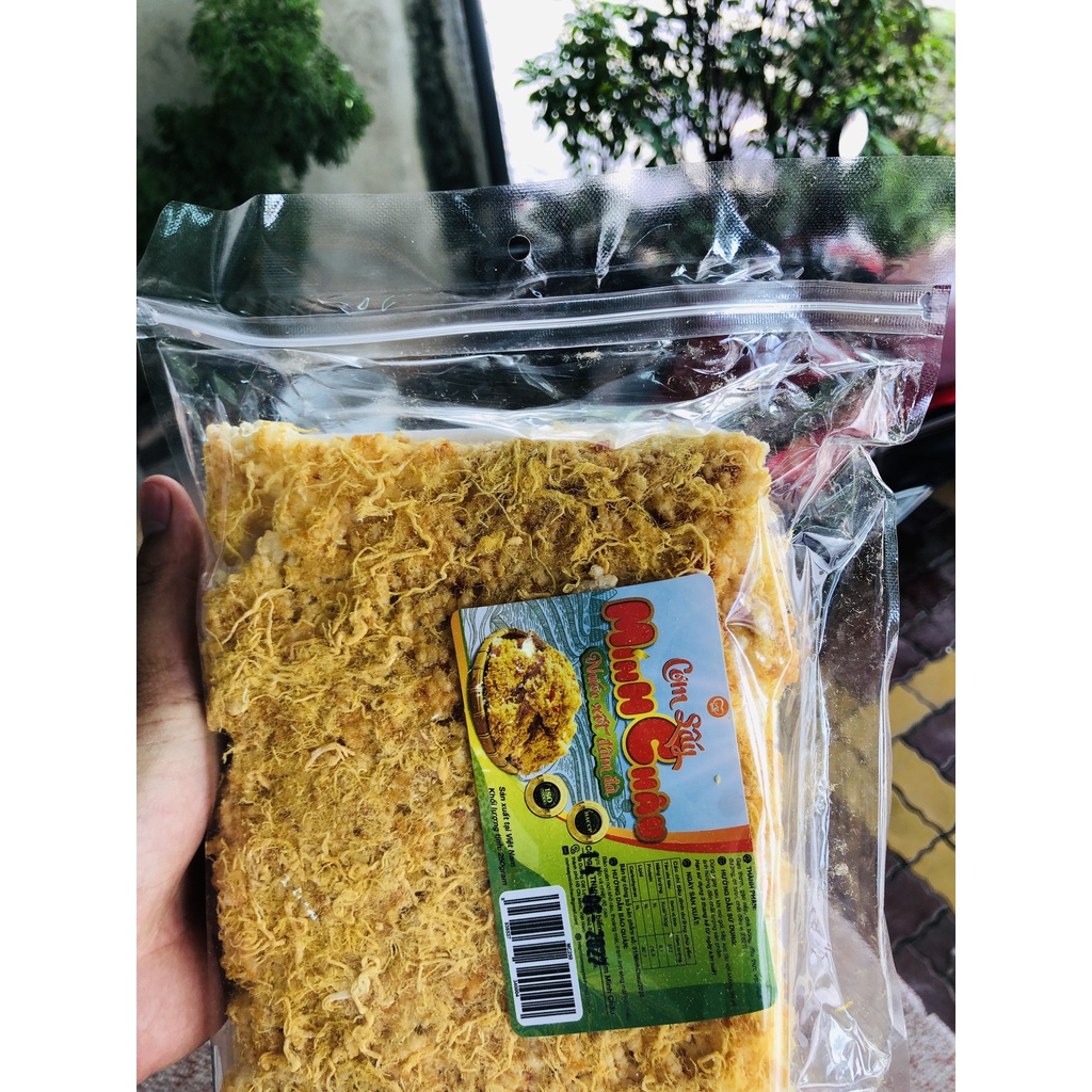 Cơm cháy Minh châu 2 lớp SIÊU NGON