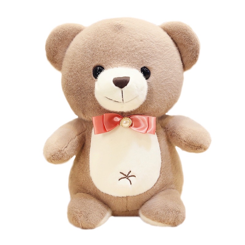 Gấu Teddy Nơ Simle Dịu Hiền, gấu bông sang trọng, đồ chơi thú bông