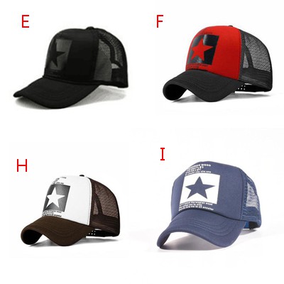 Mũ Lưỡi Trai Phối Lưới Phong Cách Bóng Chày Cho Nam