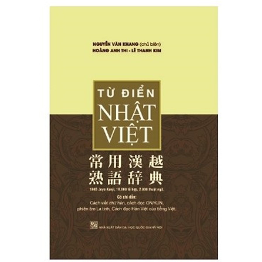 Sách tiếng Nhật - Từ điển chữ Hán (Từ điển Nhật Việt)