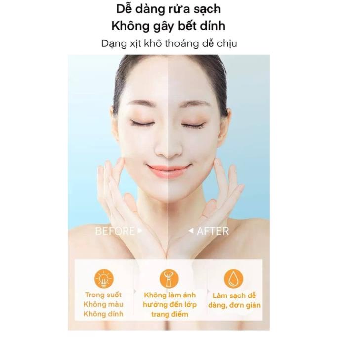 Kem chống nắng dạng xịt Bioaqua, Xịt chống nắng body nâng tone chống nước hiệu quả Zu Cosmetics