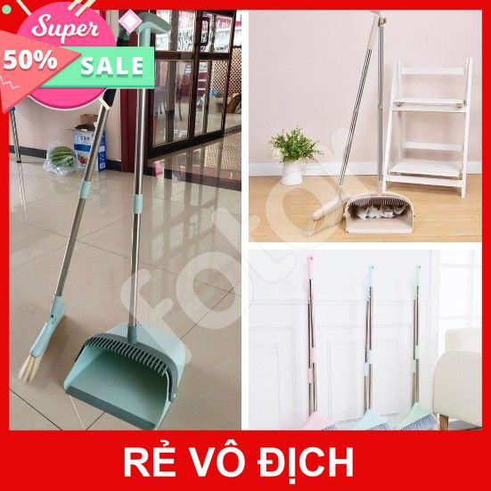 [XÃ KHO] CHỔI QUÉT NHÀ KÈM XẺNG HỐT RÁC THÔNG MINH ĐA NĂNG [HCM]