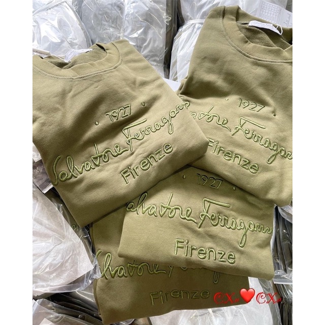 [ CÓ ẢNH THẬT + VIDEO TỰ QUAY ] Áo Dài Tay Chất Nỉ Chữ Thêu Nét Hàng Đẹp Chuẩn Hàng Loại 1 | BigBuy360 - bigbuy360.vn