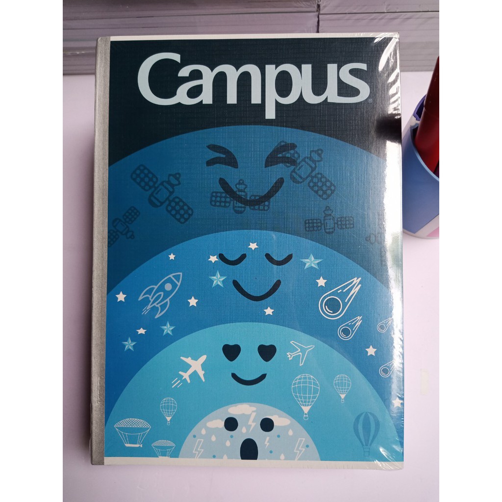 [Mã LIFEBOOK2 giảm 10% đơn 0Đ] Vở Campus có chấm EARTH 200 trang - Mua 5 tặng 1