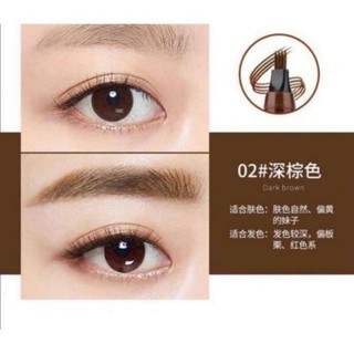 Bút Phẩy Sợi Lông Mày Không Thấm Nước 4D