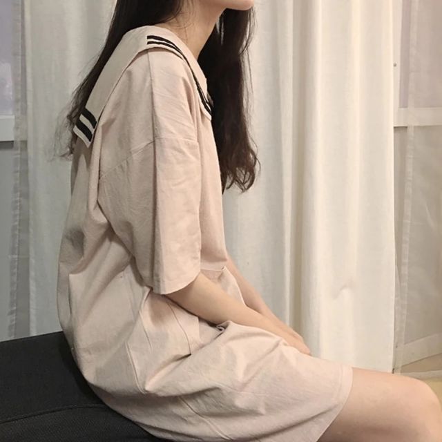 Váy suông thủy thủ