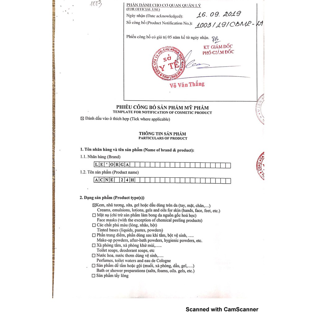 Serum Xẹp Mụn Le'Orga - Acne 24h Tinh Chất Ngừa Hết Mụn Cho Da Dầu, Nhạy Cảm  8ml | BigBuy360 - bigbuy360.vn