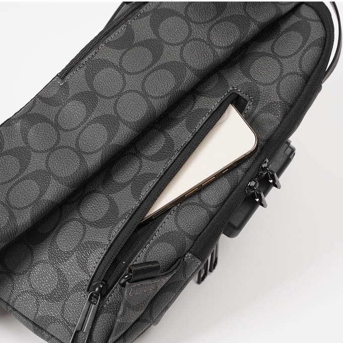 Túi Đeo Chéo Nam Nữ Đa Chức Năng 💥 FREESHIP 💥 Túi Đeo Chéo Da PU Tích Hợp Sạc USB, Mã Khóa Chống Trộm, Chống Nước