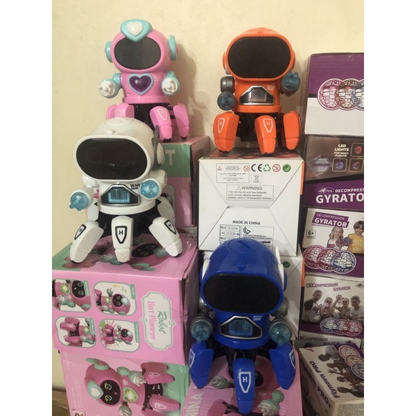 ROBOT ĐỒ CHƠI,ROBOT NHẢY NHÓT CÓ NHẠC,PHÁT SÁNG CỰC HOT CHO BÉ YÊU