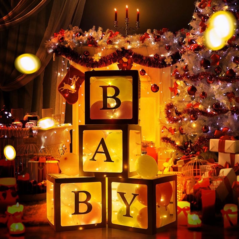 [Giá hủy diệt] Hộp đựng bóng sinh nhật trong suốt Baby, One trang trí sinh nhật thôi nôi cưới hỏi