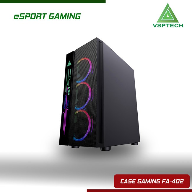 Case Game VSP FA-402 ESPORT Gaming Có Sẵn Led RGB