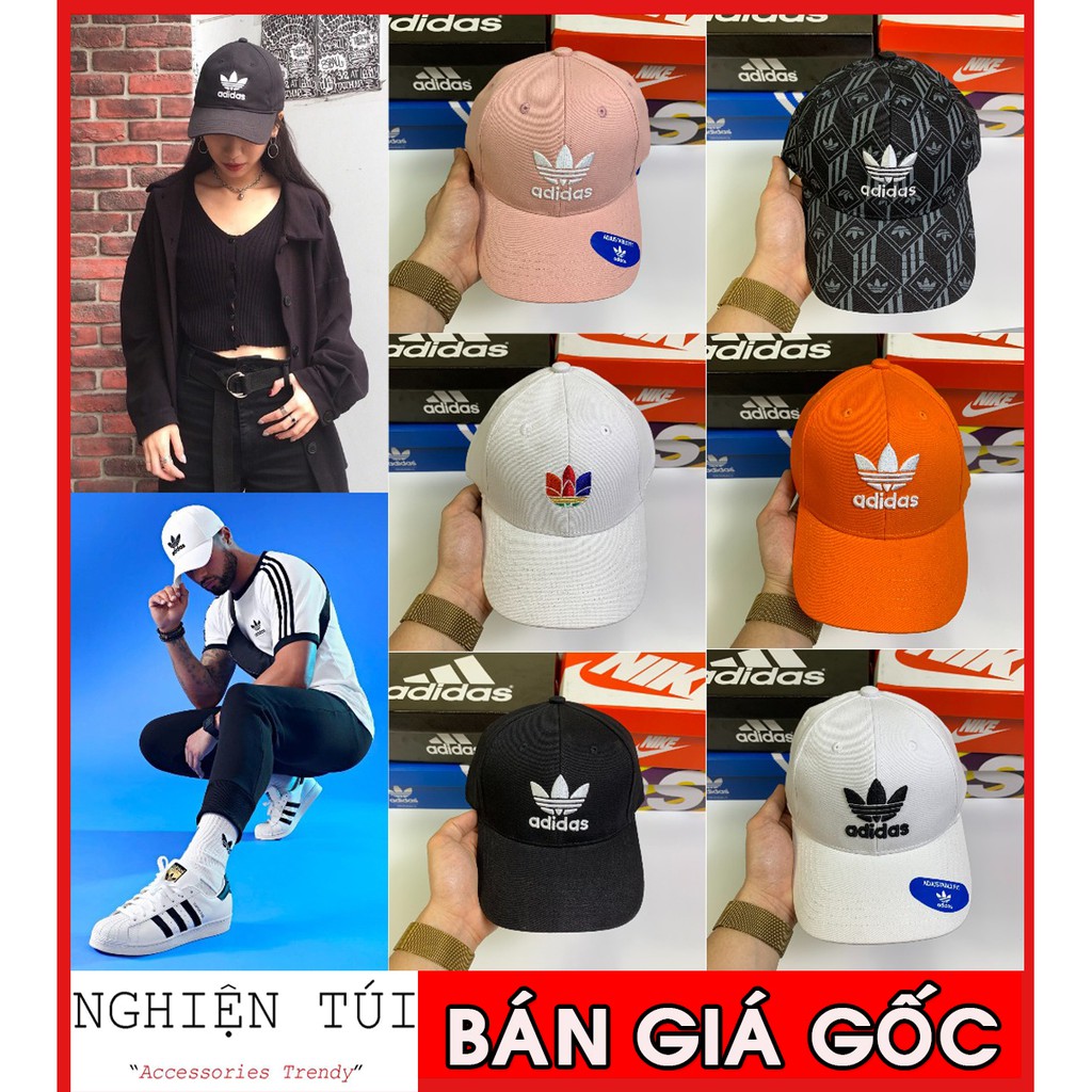 💥 [NGHIỆN TÚI GIÁ GỐC]  Mũ | Nón Thời Trang adidas TREFOIL BASEBALL CAP - DV0173 Hồng Cá Tính | ẢNH THẬT | GIÁ RẺ NHẤT