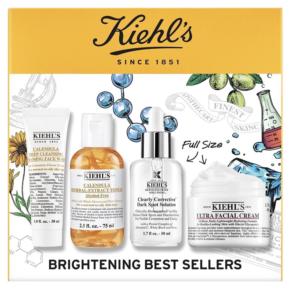 Set hoa cúc Kiehls 4 món -  Herskin Official Store