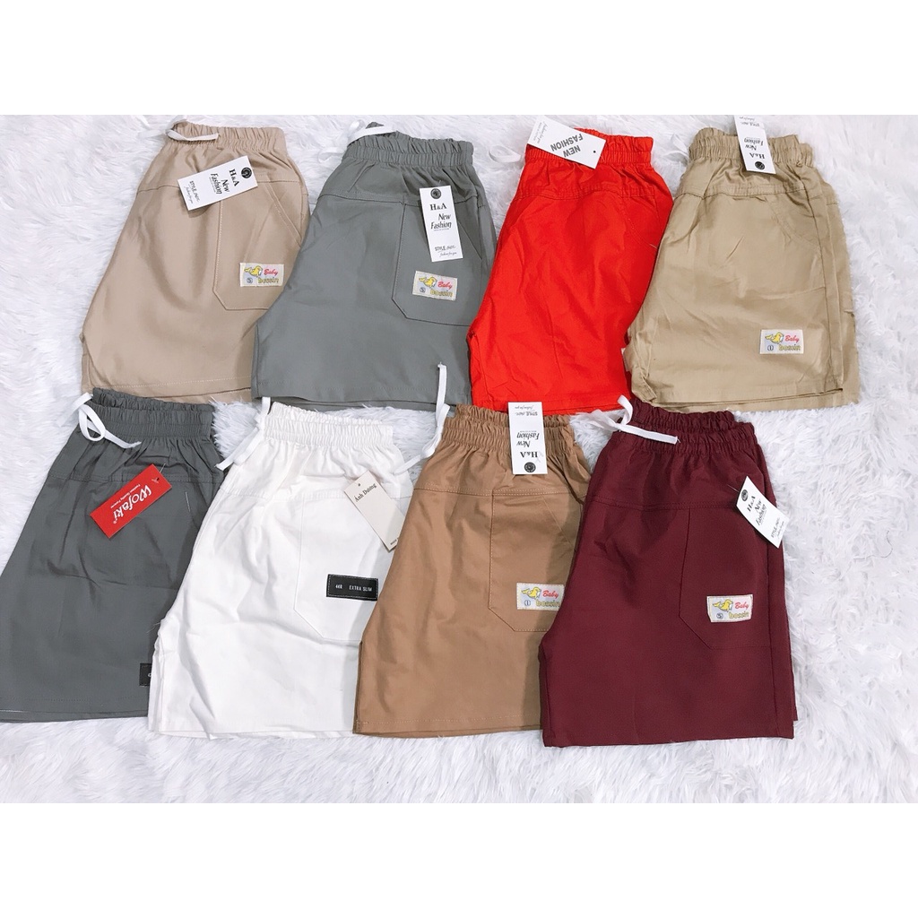 Quần short nữ thời trang, quần đùi nữ mặc nhà , chất liệu kaki nhật co dãn giữ form đủ size- Shop siêu rẻ Bình Dương