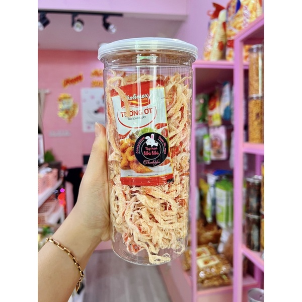 Mực xé sợi hấp nước dừa chuẩn Thái 300g