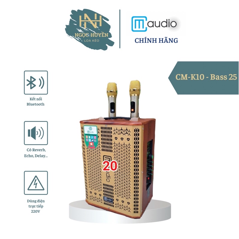 Loa kéo mini 2 tấc - CM Audio K8 bass 20 dành cho mọi nhà