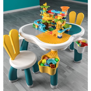 Bàn hoa anh đào xếp các khối xây dựng lego đa năng,làm bàn học.bàn ăn thông minh chất liệu nhựa ABS cao cấp
