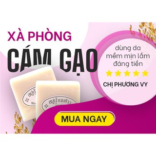 Combo 12 bánh xà bông cám gạo Thái Lan