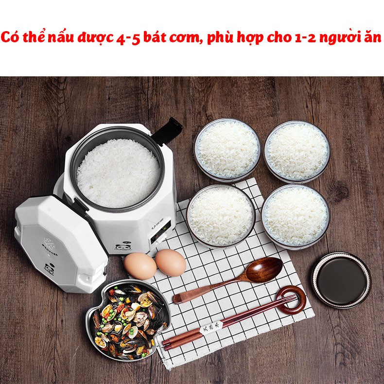 Nồi cơm điện MiNi 1.2L UXUE B12 công nghệ nhiệt 3D nấu cơm dành cho 1-2 người | BigBuy360 - bigbuy360.vn