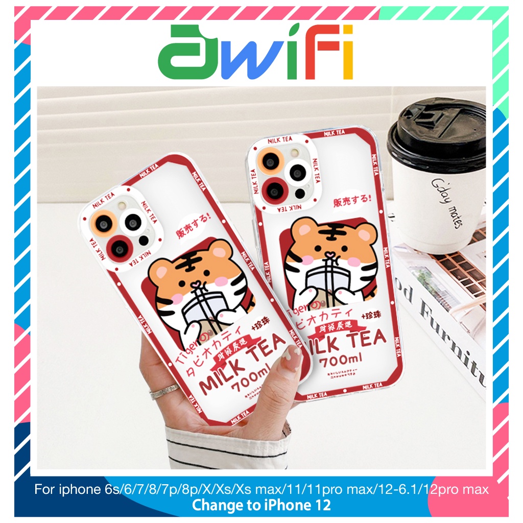 Ốp lưng iphone trong lỗ viền camera tiger 6/6plus/6splus/7/7plus/8/8plus/x/xs/11/12/13/pro/max/plus/-Sale Sốc X2-1