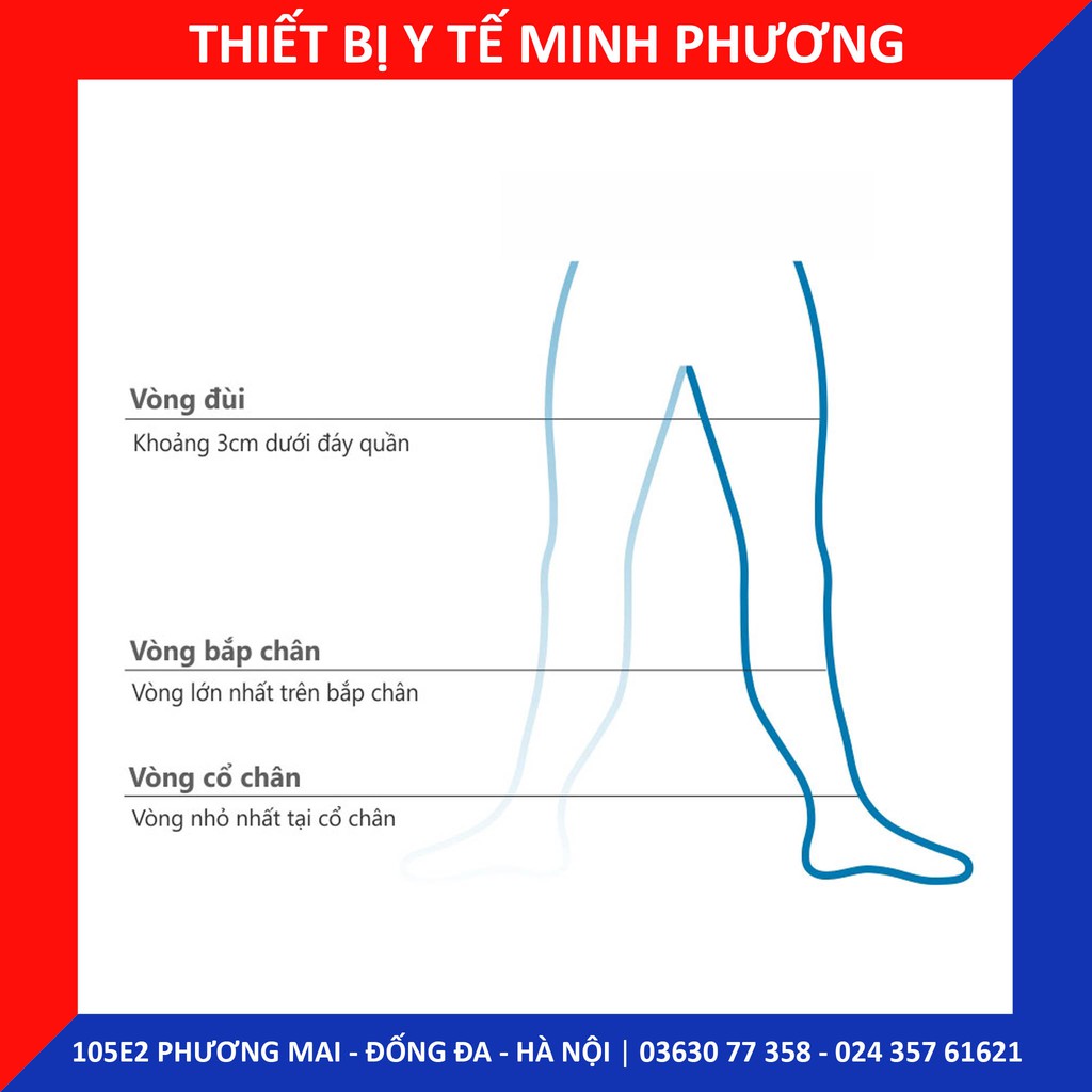 Vớ đùi - vớ gối y khoa cao cấp, mỏng thương hiệu JOBST OPAQUE