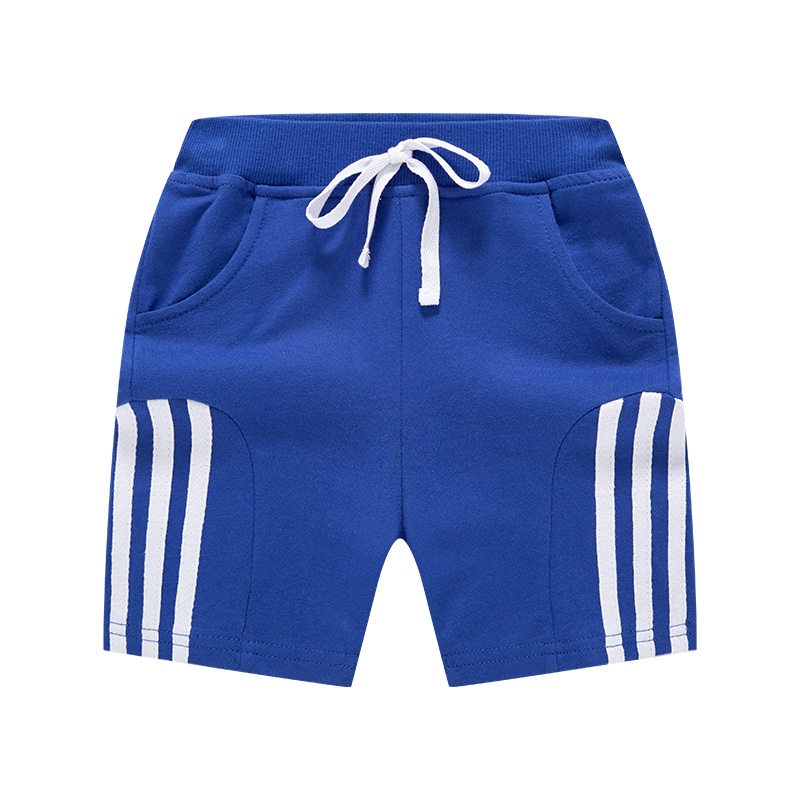 Quần Short 100% Cotton Lưng Thun Phối Túi Phong Cách Thể Thao Thời Trang Mùa Hè Cho Bé Trai 1-9 Tuổi
