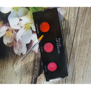 VĨ 3 MÀU SON APO LIP CRAYON TẶNG KÈM CỌ