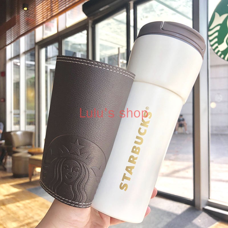 2020 mới nhất của Starbucks bao da cốc giữ nhiệt dành cho nam và nữ sinh viên kinh doanh cốc nước di động đa năng