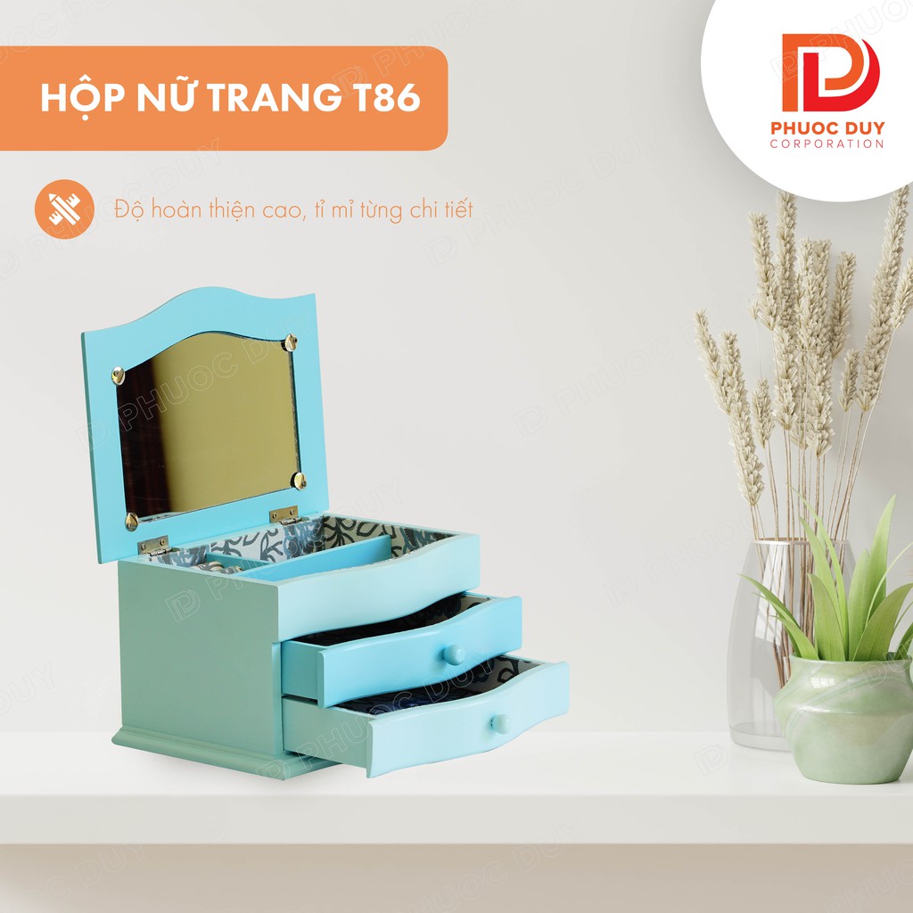 Tủ mini để bàn đa năng - Tủ nữ trang mỹ phẩm T86