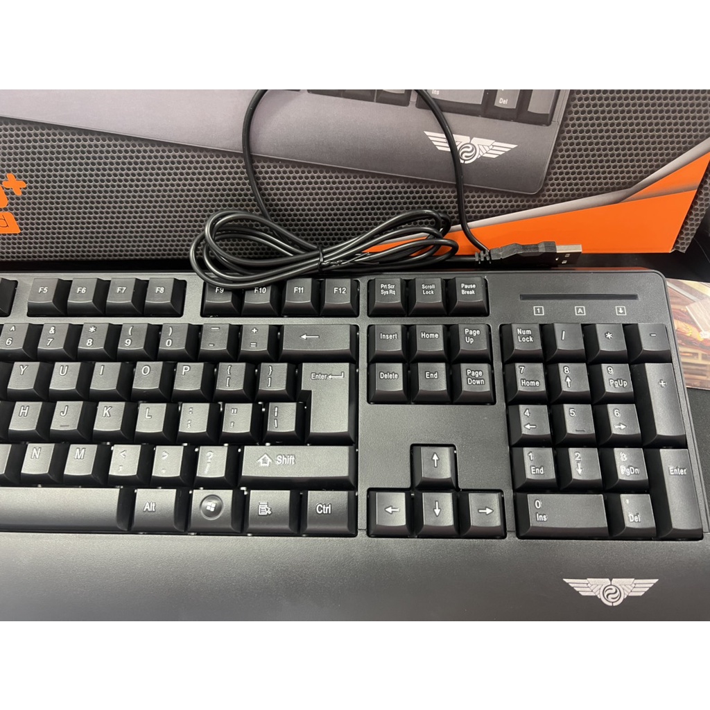 Bàn Phím Có Dây Newmen E340+ | Bàn Phím Có kê tay | Chống Nước Vượt Trội | Bảo Hành Chính Hãng 12 Tháng