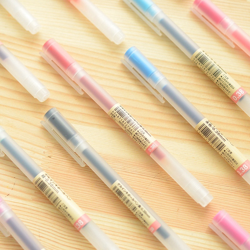 Set 12 Bút Mực MUJI Kiểu Nhật Bản Siêu Dễ Thương