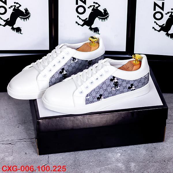 Giày Nam họa tiết chuột micky giày sneaker trẻ trung phong cách hàng sản xuất tại Việt Nam GN04
