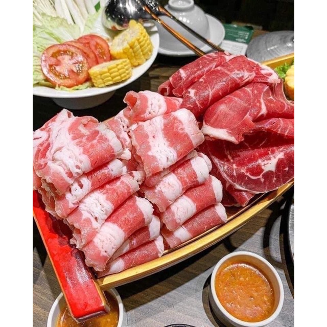 THỊT BÒ BA CHỈ MỸ CUỘN 500Gr