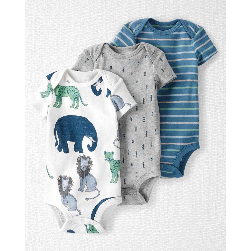 Bodysuit xuất khẩu Size 18M  tay ngắn cho bé ( Màu ngẫu nhiên )áo liền quần, body suit, sleep suit, body ngắn tay