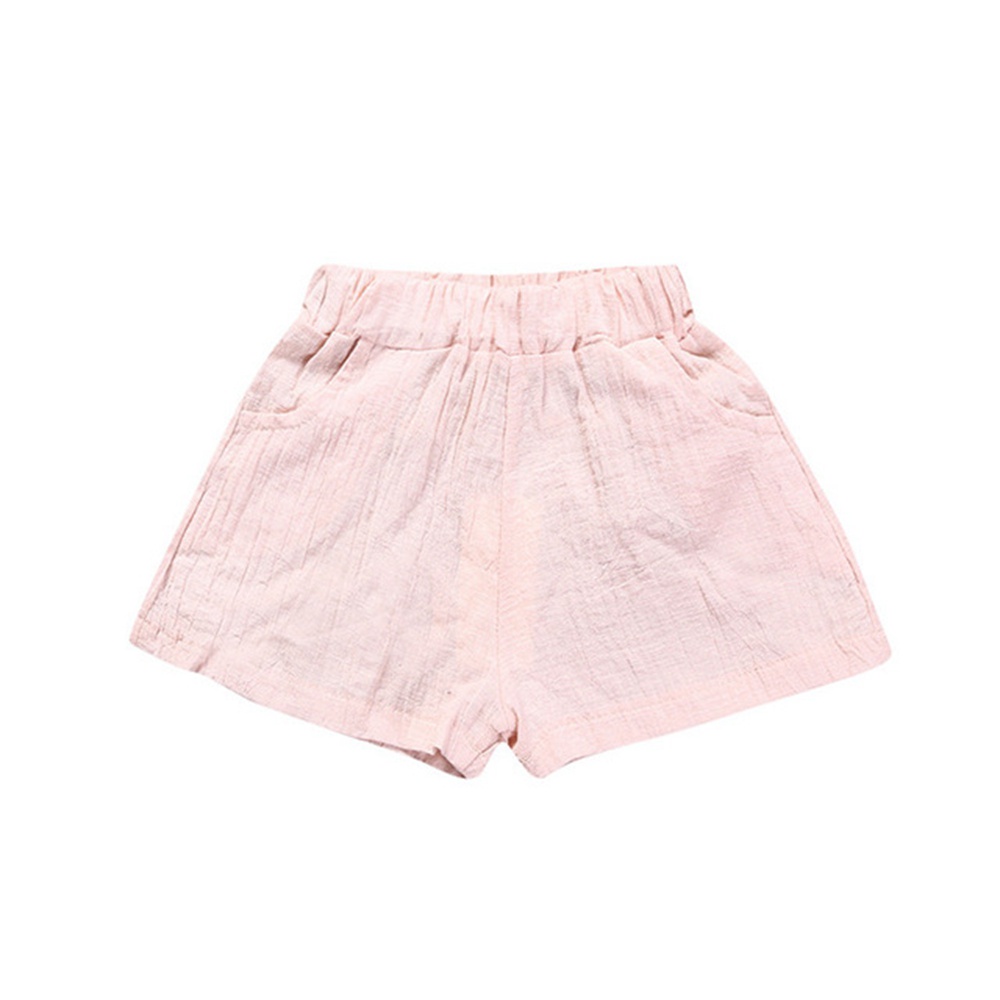 Quần short vải lanh cotton mềm mại cho bé