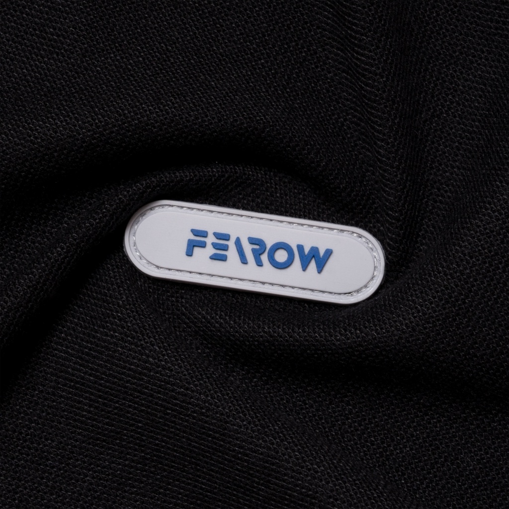 Áo polo nam nữ local brand unisex Fearow Signature / Màu Đen - FW701