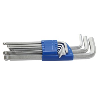 Bộ lục giác đầu bi chữ L loại dài 9 chiếc BluePoint BLWSM9